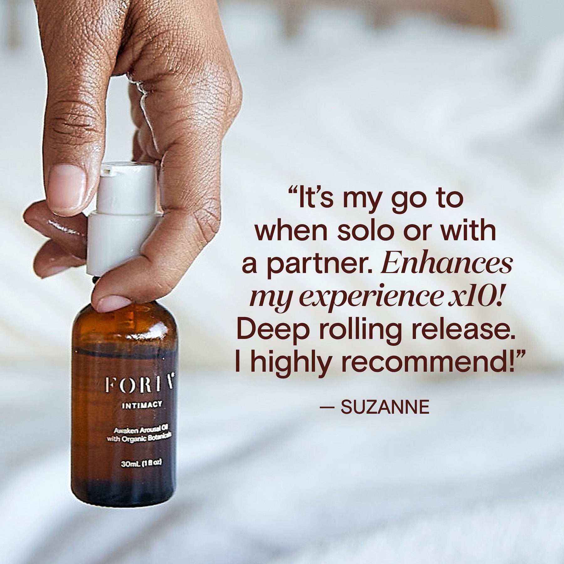 Foria Awaken Arousal Oil with Organic Botanicals 1 fl oz