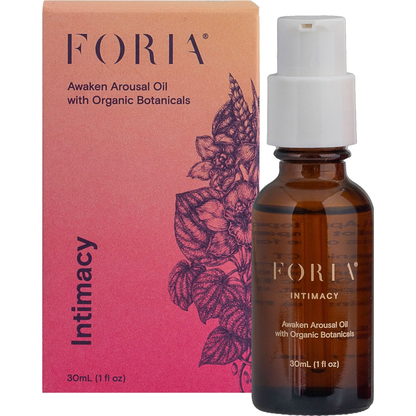Foria Awaken Arousal Oil with Organic Botanicals 1 fl oz