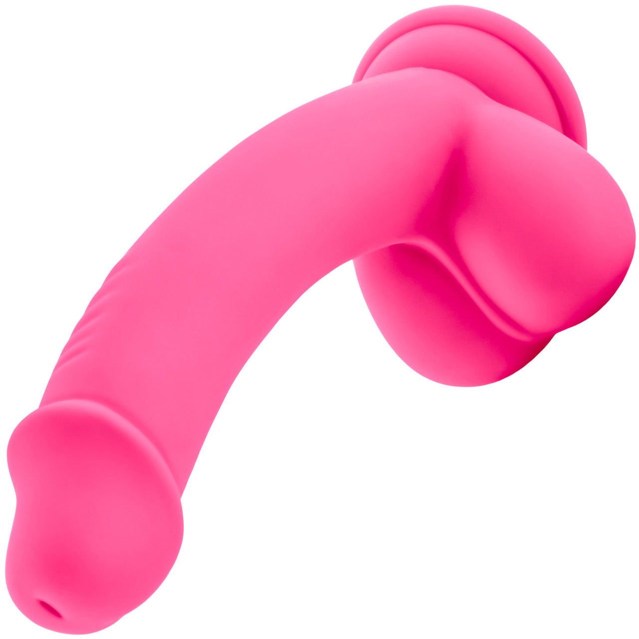 Ruse D Thang Silicone Suction Cup Dildo by Blush Novelties - Hot Pink