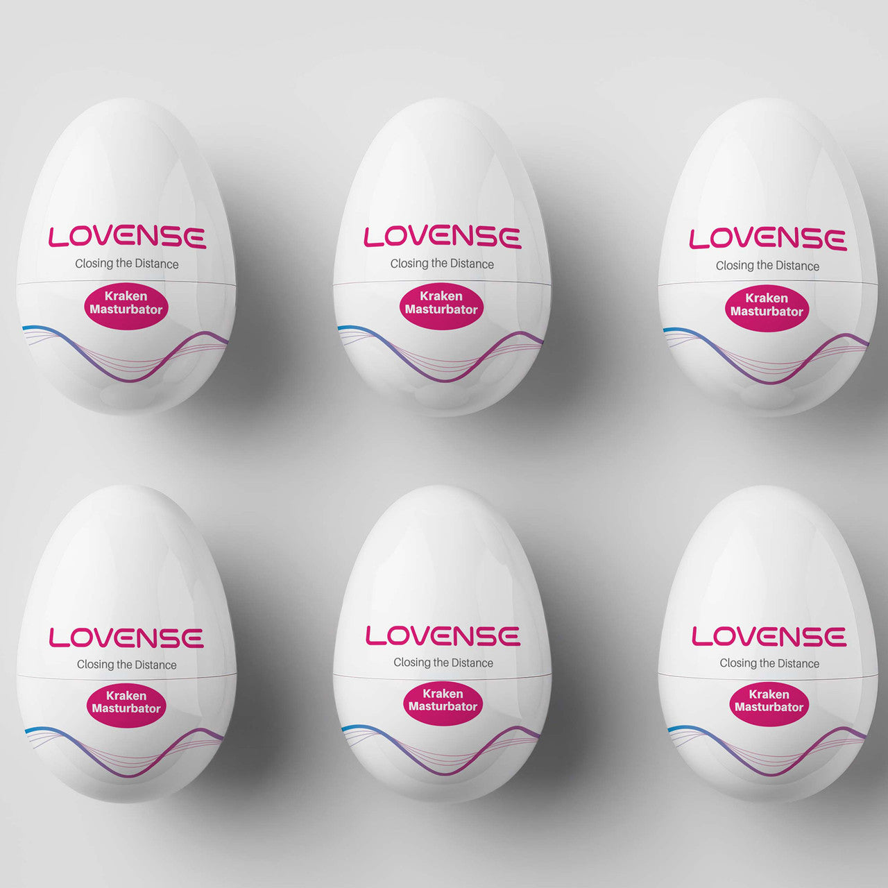 Lovense Kraken Egg Penis Masturbator Variety Six Pack