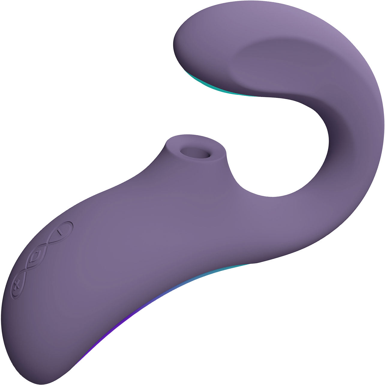 LELO ENIGMA™ Double Sonic Rechargeable Silicone Multi Stimulation Sensonic™ Vibrator - Cyber Purple