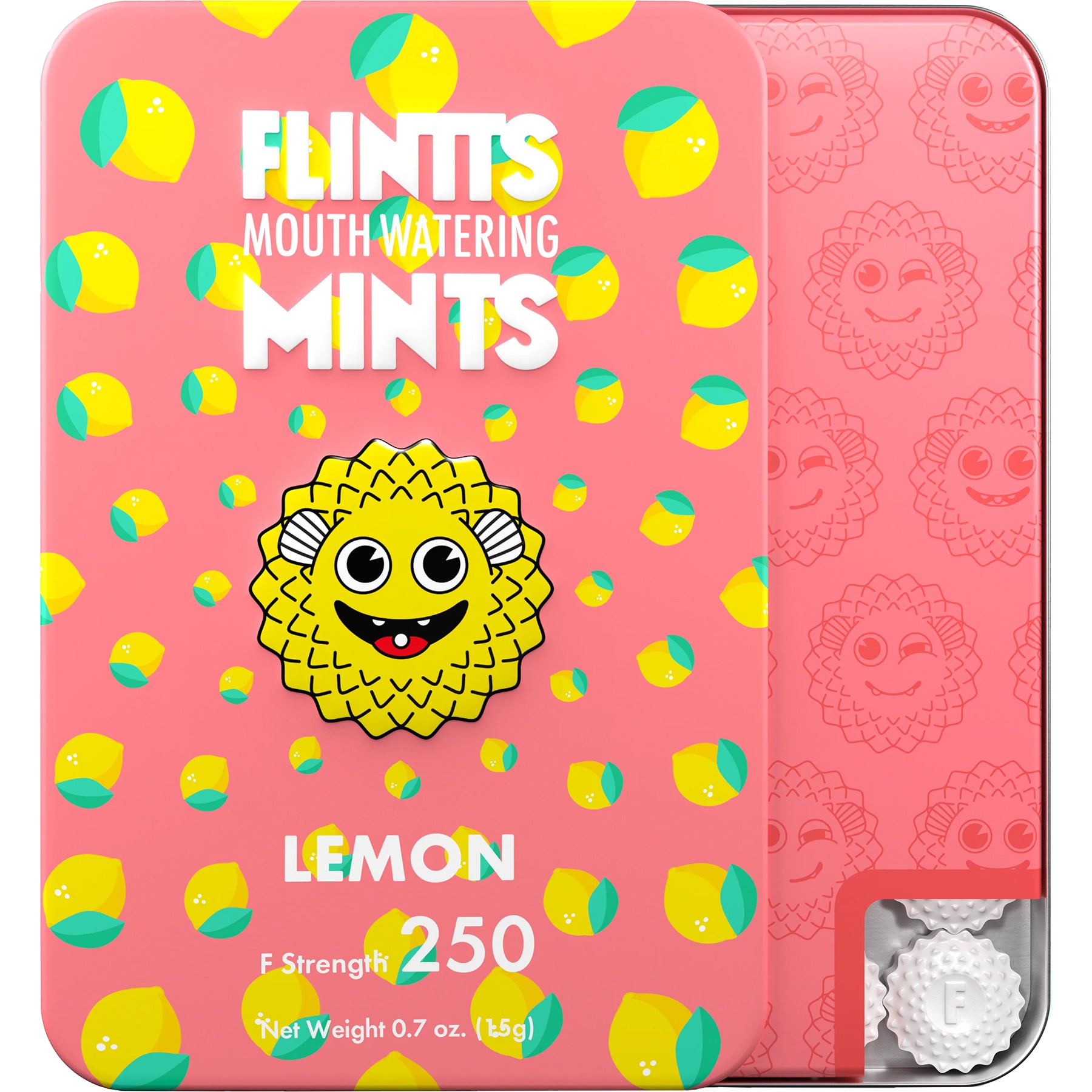 Flintts Mints Mouth Watering Oral Delights - Lemon