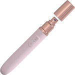 Loveline The Traveler Rechargeable Waterproof Silicone Vibrator & Lube Dispenser - Pink