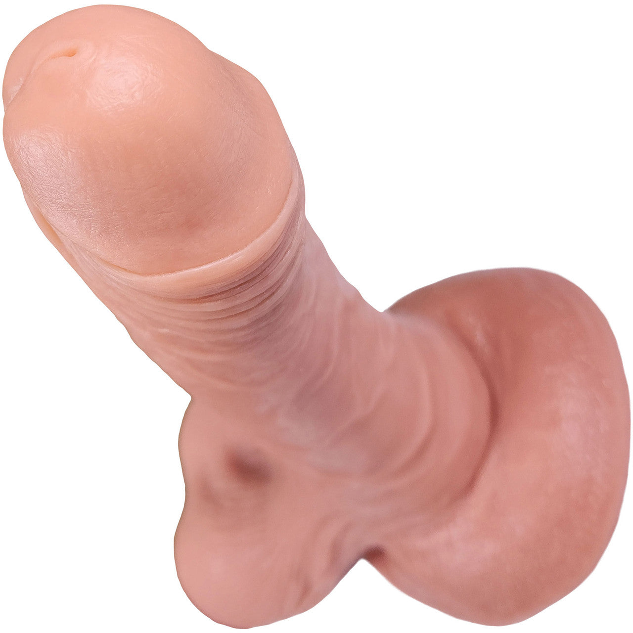 The Lumberjack 8.5 Inch Silicone Realistic Dildo With Balls & Suction Cup Base By Fukena - Vanilla