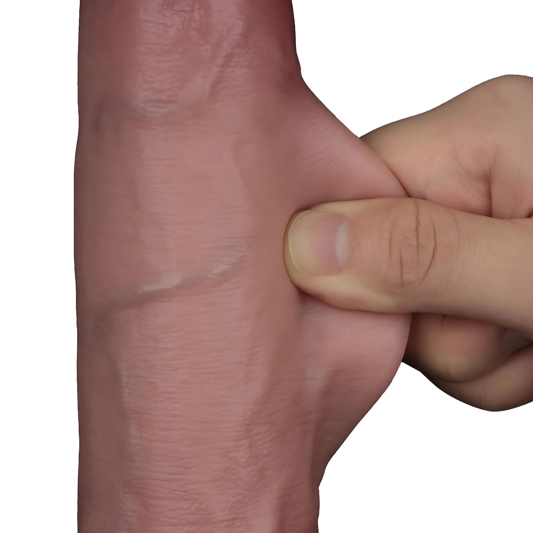 Archaon 9" Realistic Sliding Skin Dual Density Silicone Dildo By Pleasure Engine