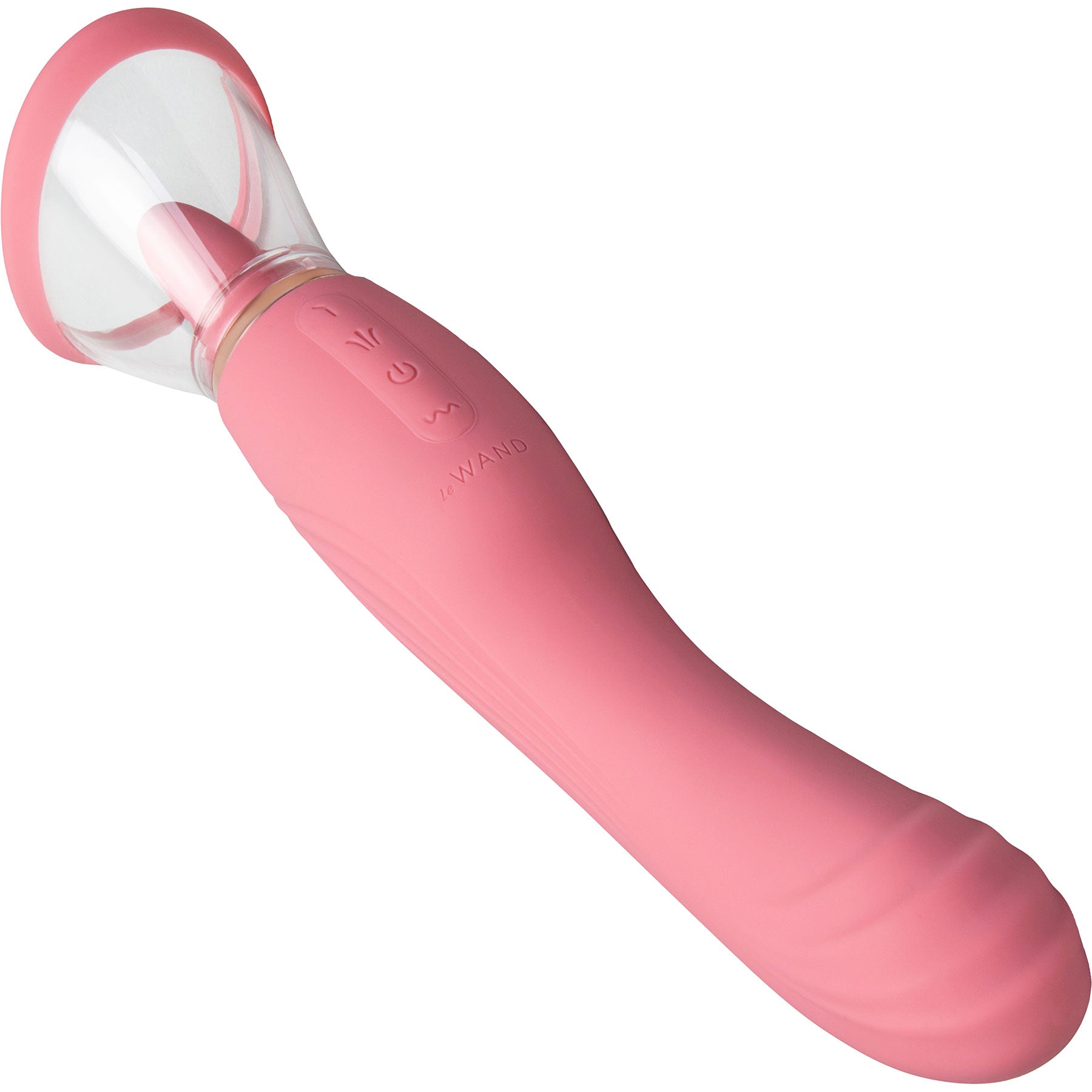 Le Wand Lick 3-in-1 Rechargeable Double-Ended Silicone Vibrator