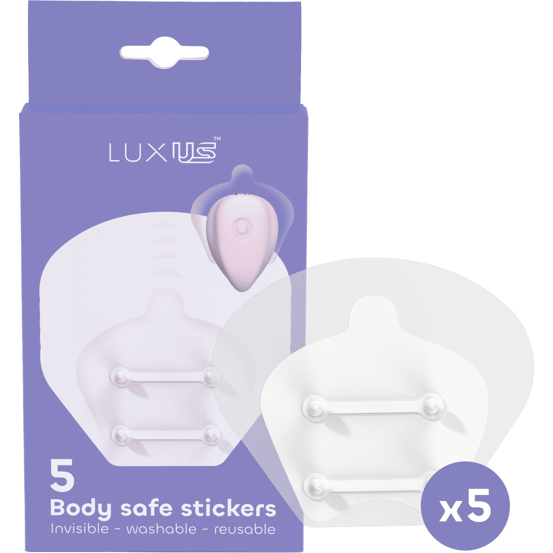 5 Pack Body Safe Stickers For The Luxus Couples' Interactive Sex Toy Set 5 Pack Body Safe Stickers For The Luxus Couples' Interactive Sex Toy Set