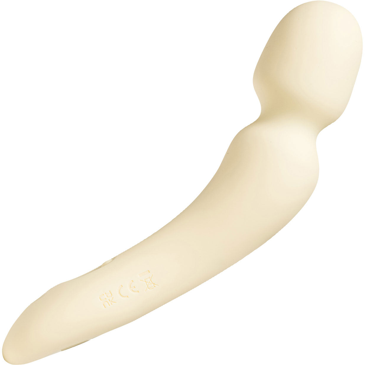 Min Silicone Waterproof Rechargeable Mini Wand Vibrator By Dame - Butter