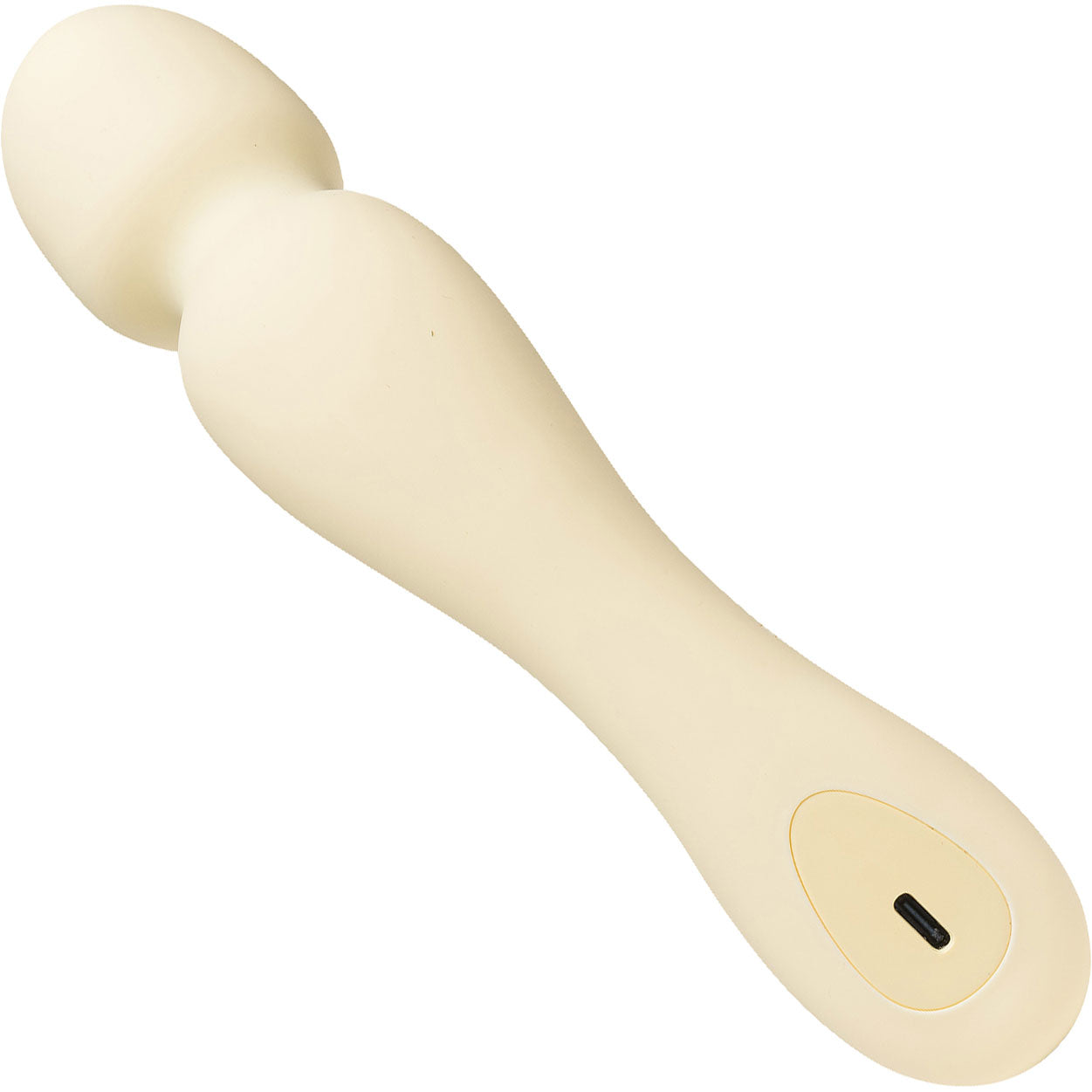 Min Silicone Waterproof Rechargeable Mini Wand Vibrator By Dame - Butter