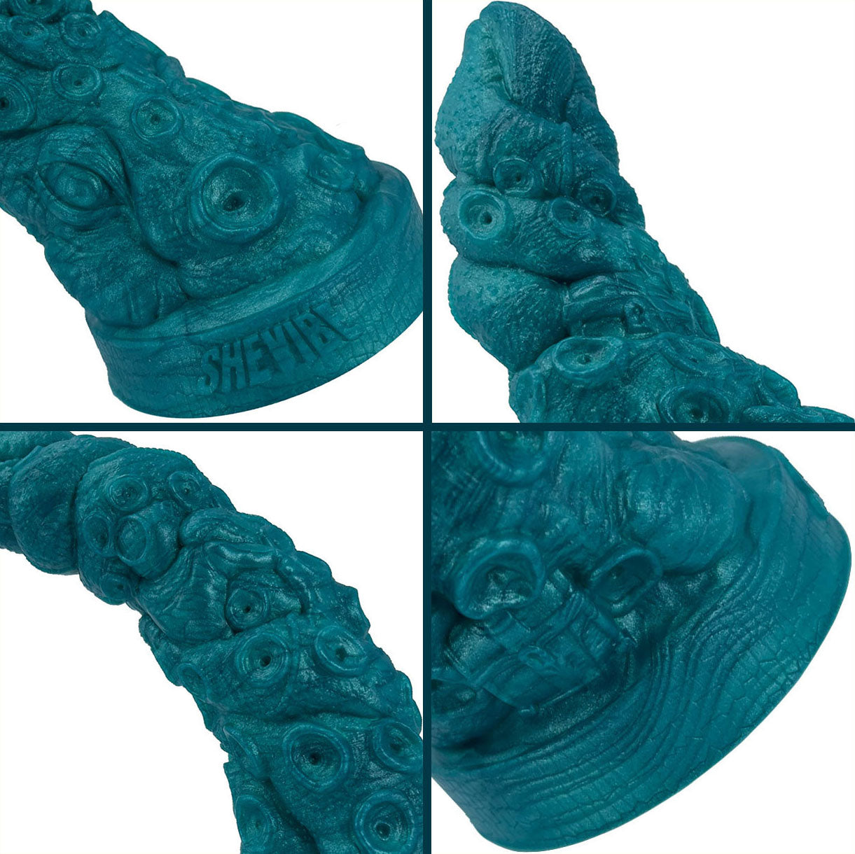 The Kraken's Revenge 7.5" Silicone Fantasy G-Spot Dildo By Uberrime - Nemo's Descent