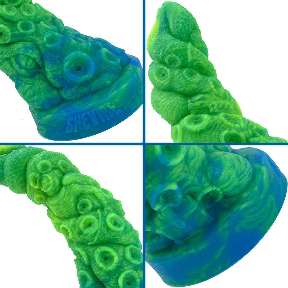 The Kraken's Revenge 7.5" Silicone Fantasy G-Spot Dildo By Uberrime - Neptune's Kingdom