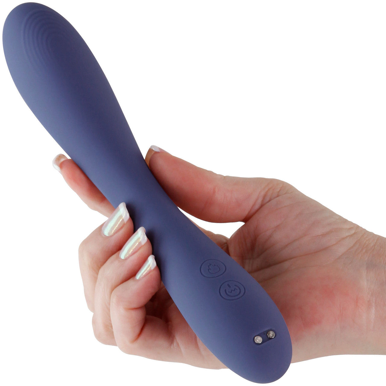 Obsessions Rhett Rechargeable Silicone Warming G-Spot Vibrator - Navy