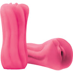 Firefly Yoni Stroker Silicone Glow-In-The-Dark Penis Masturbator - Pink