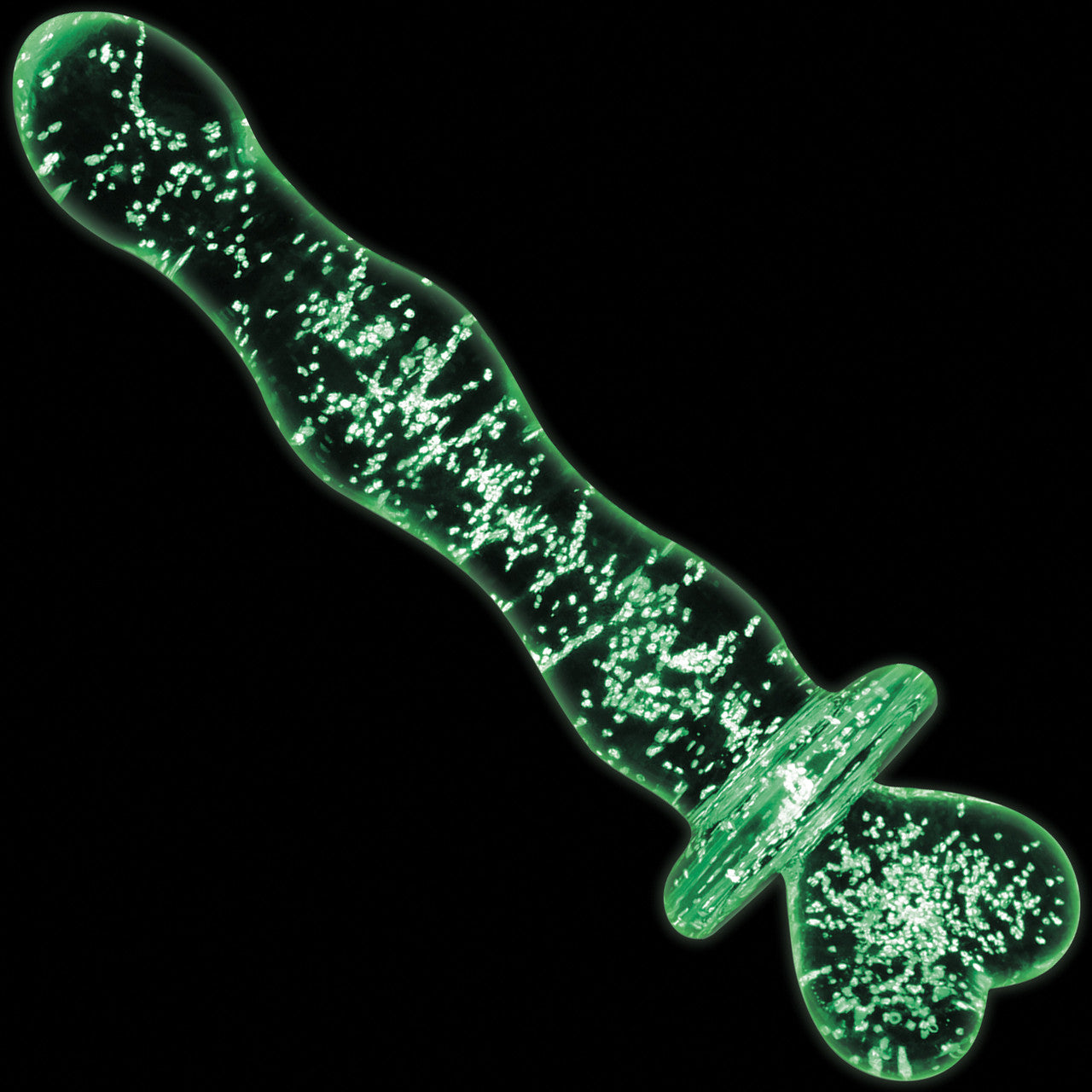 Firefly Heart A Glow Glass Glow In The Dark Dildo by NS Novelties