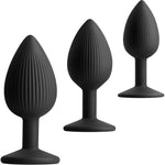Renegade Triple Ace Silicone 3 Piece Anal Plug Set