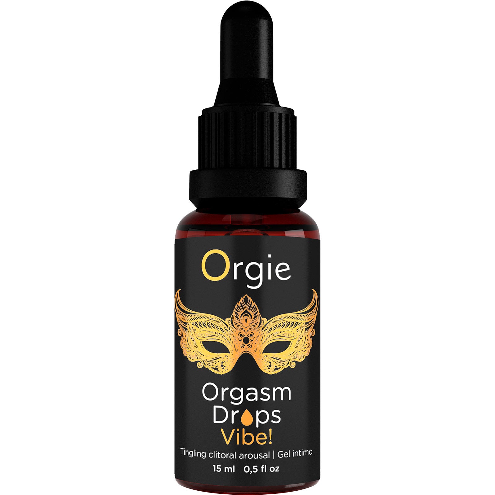 Orgie Orgasm Drops Vibe! Clitoral Arousal Serum - Peach In Syrup 0.5 fl oz