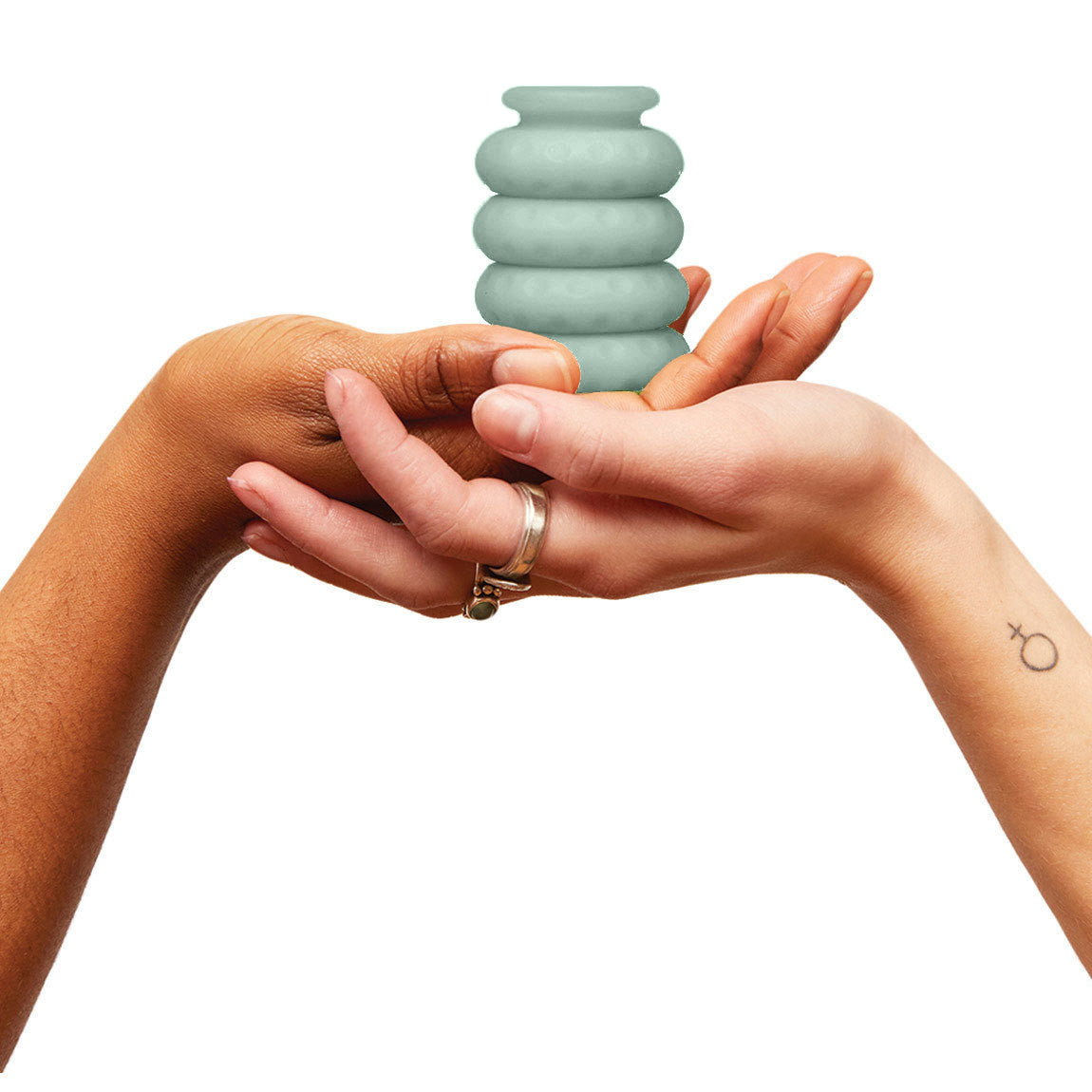 Ohnut Intimate Wearable Penetration Buffer, Set Of Four Body Safe Rings