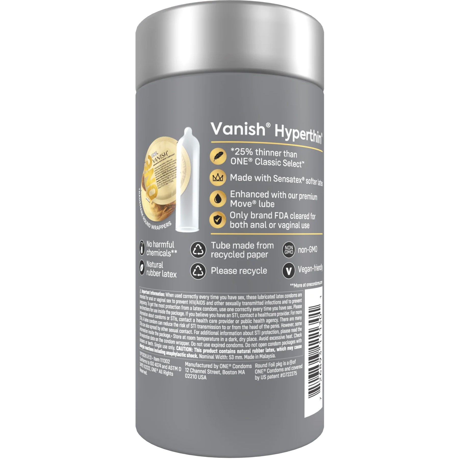 ONE Vanish Hyperthin Condoms - 12 Pack