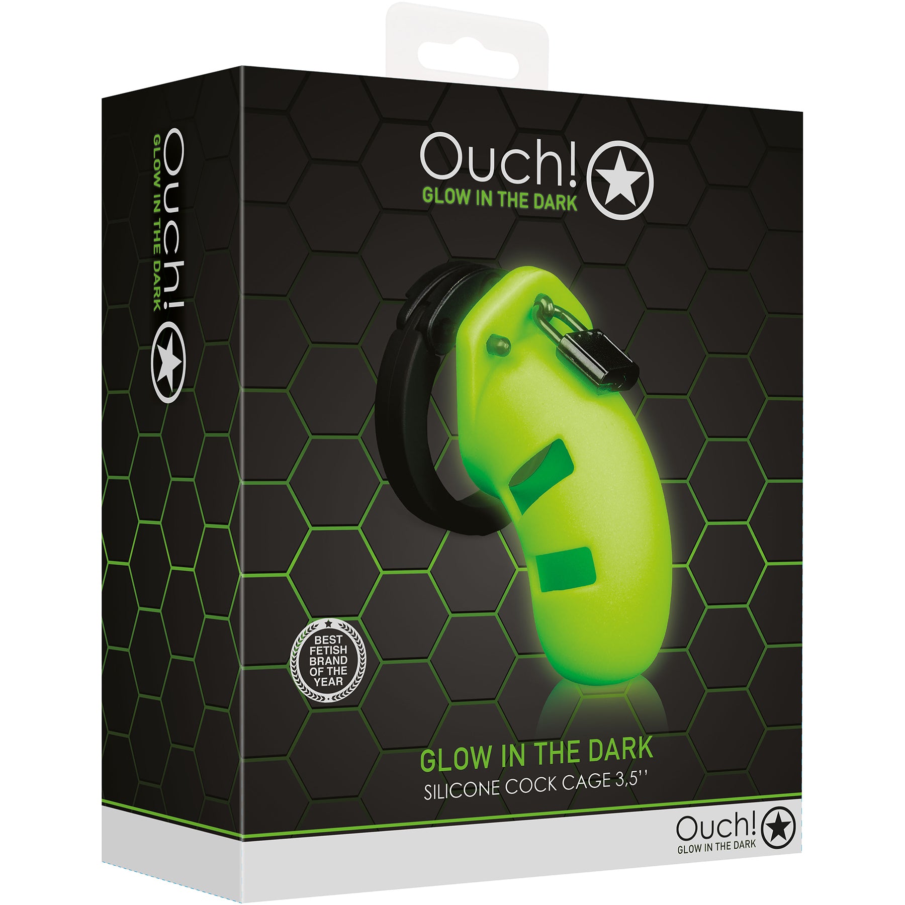 Ouch! Model 20 Silicone Glow In The Dark Cock Cage