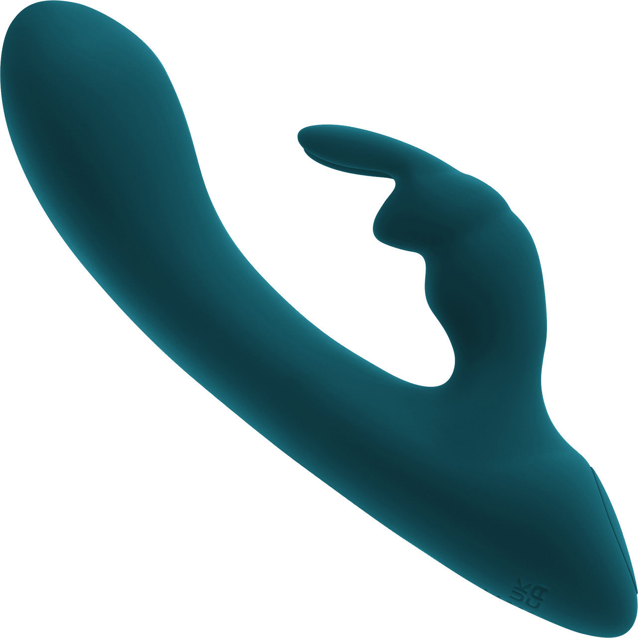 Playboy Pleasure Lil Rabbit Waterproof Rechargeable Silicone Dual Stimulation Vibrator - Teal