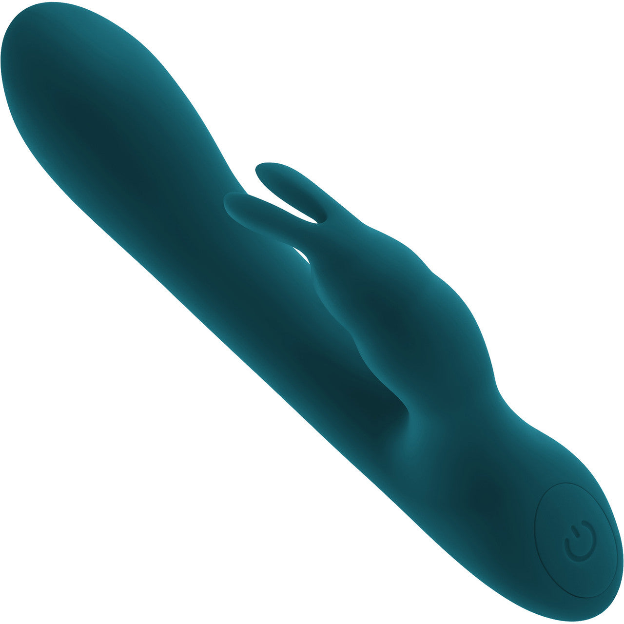 Playboy Pleasure Lil Rabbit Waterproof Rechargeable Silicone Dual Stimulation Vibrator - Teal