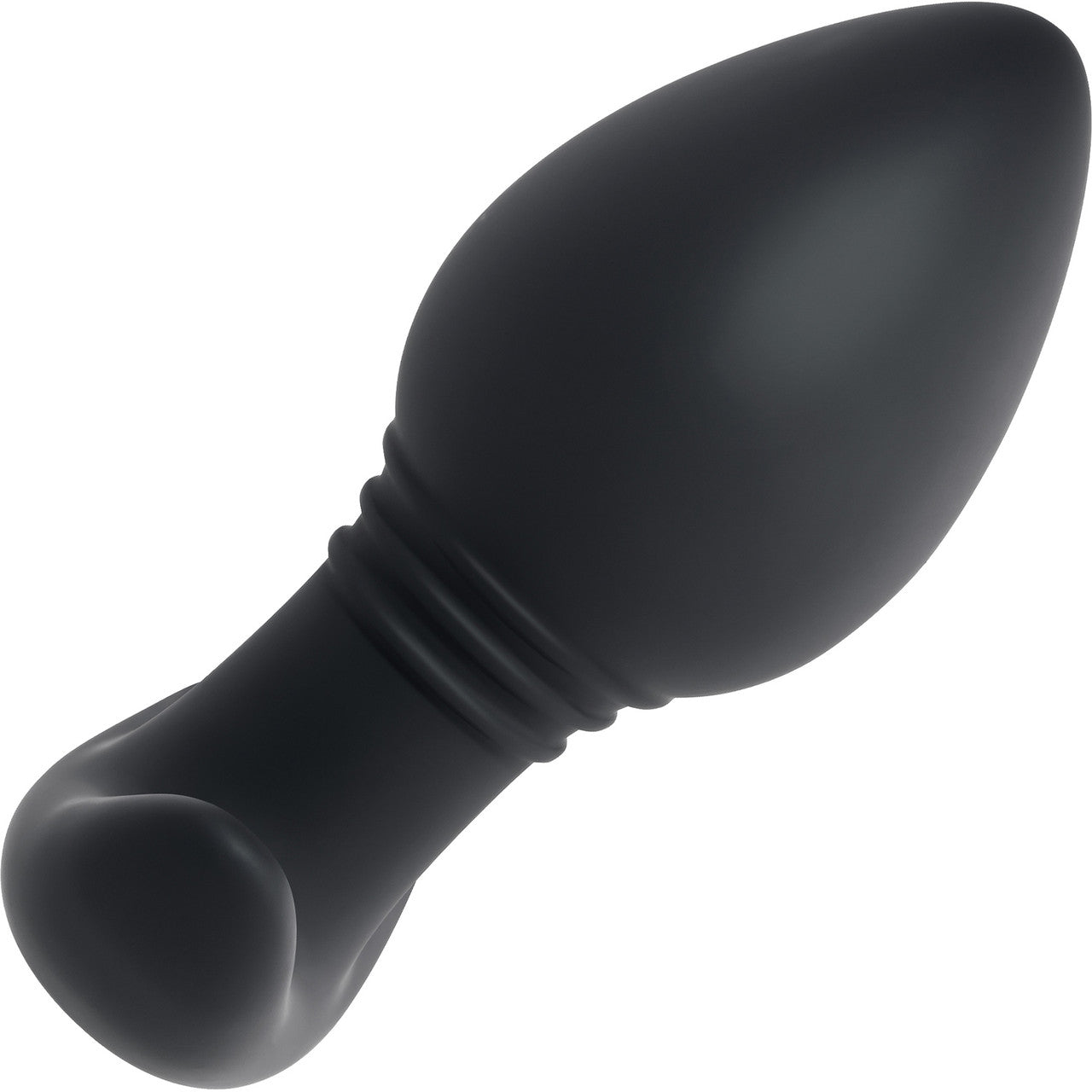Playboy Pleasure Plug & Play Rechargeable Silicone Vibrating Butt Plug With Remote - Black