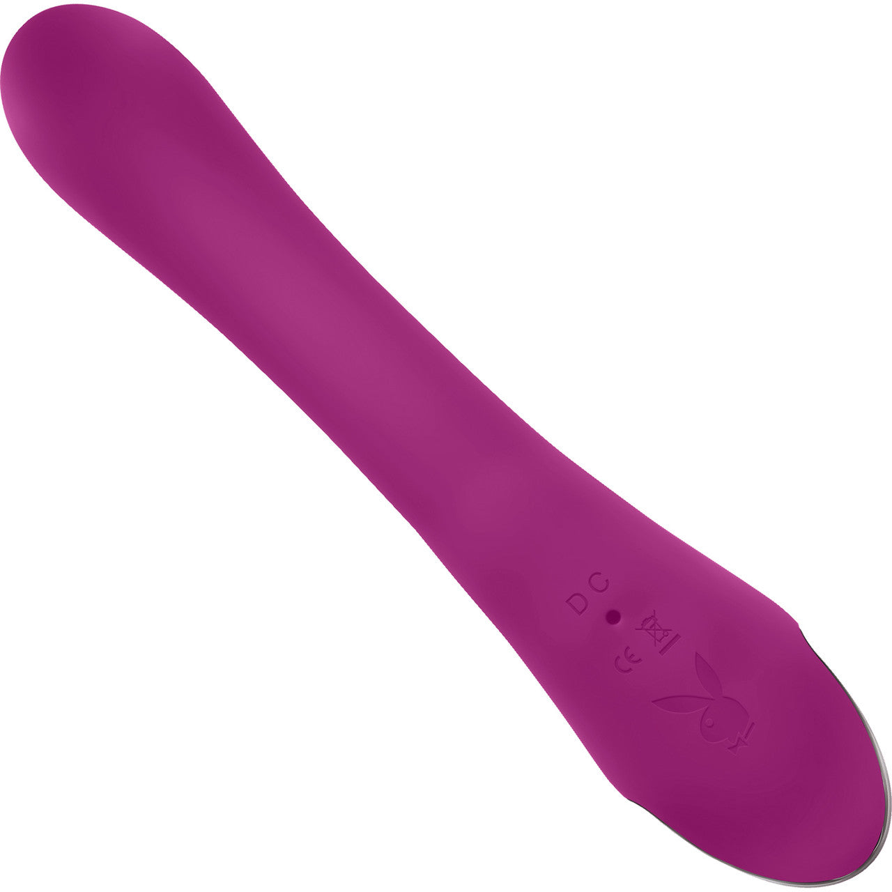 Playboy Pleasure Thumper Waterproof Rechargeable Silicone Tapping Rabbit Vibrator - Fuchsia