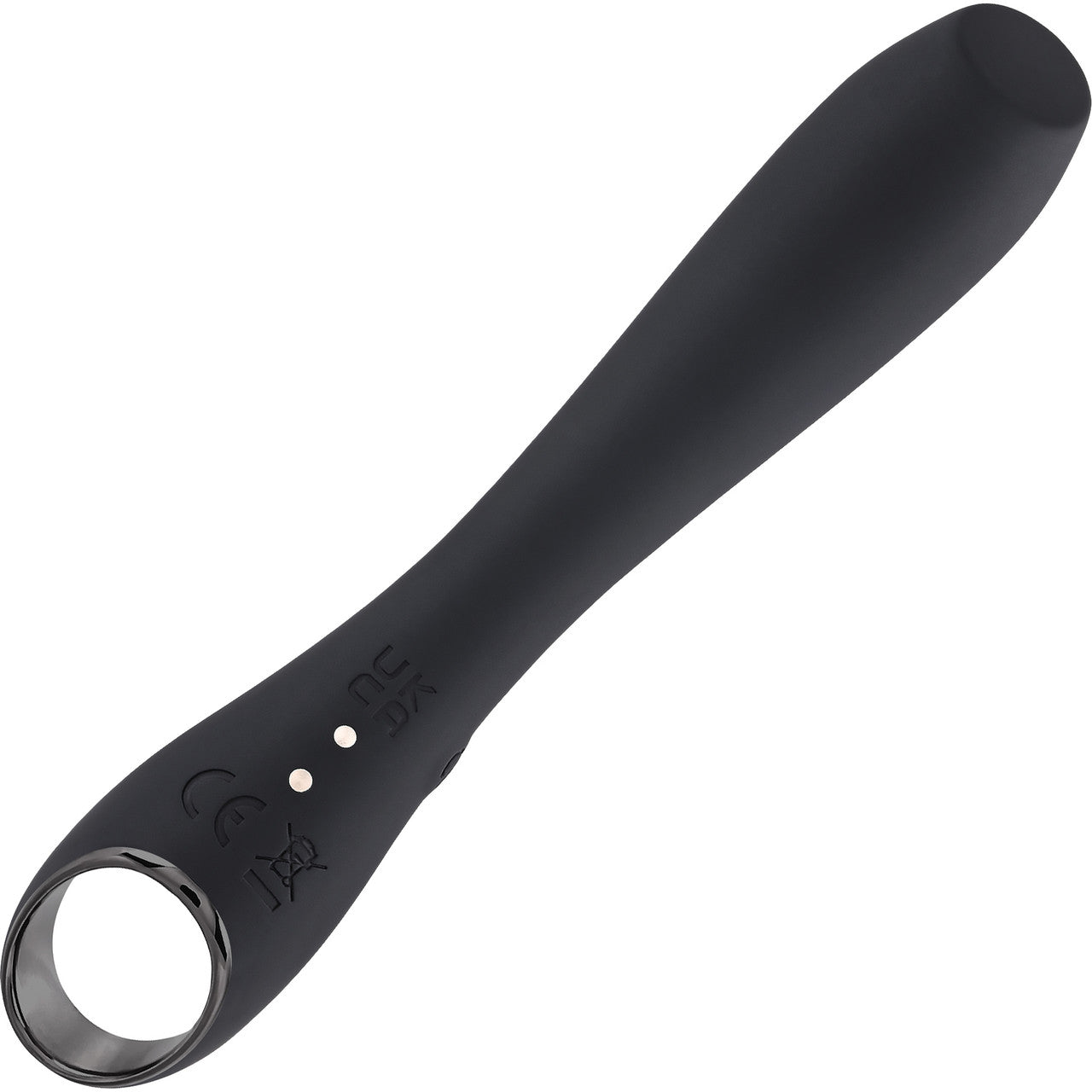 Playboy Pleasure Ollo Rechargeable Waterproof Silicone Mini Vibrator - Black