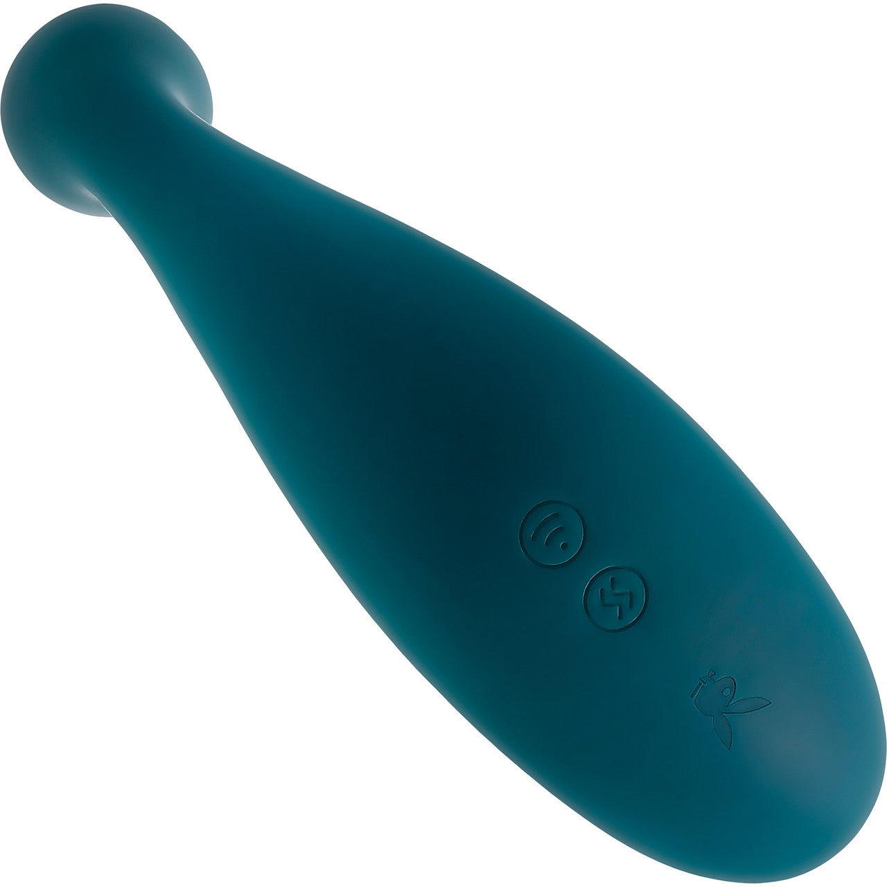 Playboy Pleasure Charmer Rechargeable Silicone Dual Stimulation Vibrator With Clitoral Suction