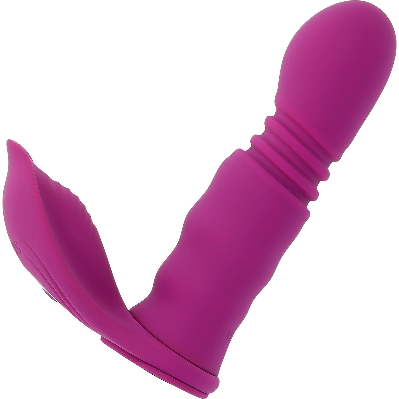 Playboy Pleasure Match Play Silicone Dual Stimulation Thrusting Vibrator With Removable Cock Ring