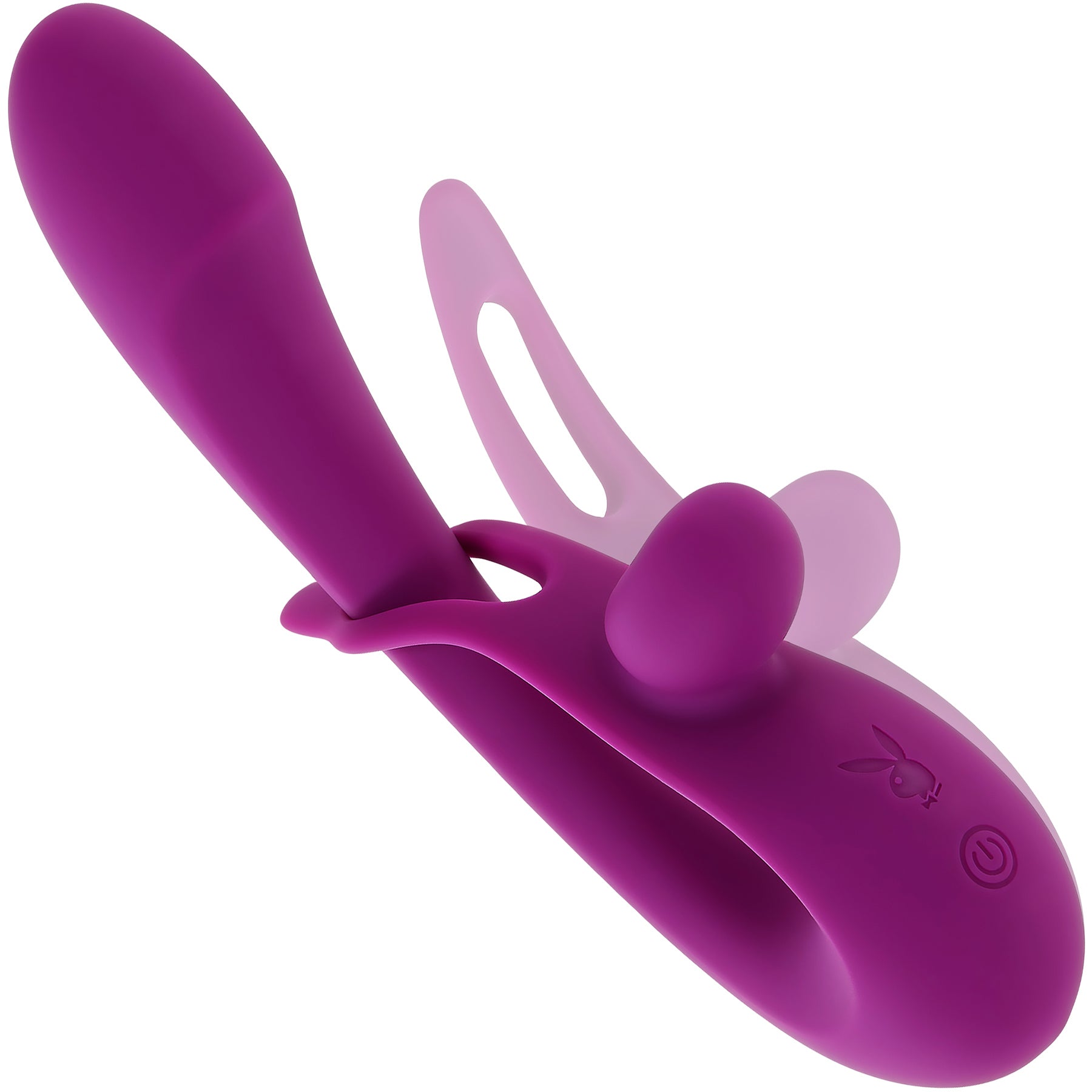 Playboy Pleasure Cha Cha Slide Rechargeable Silicone Dual Stimulation Vibrator