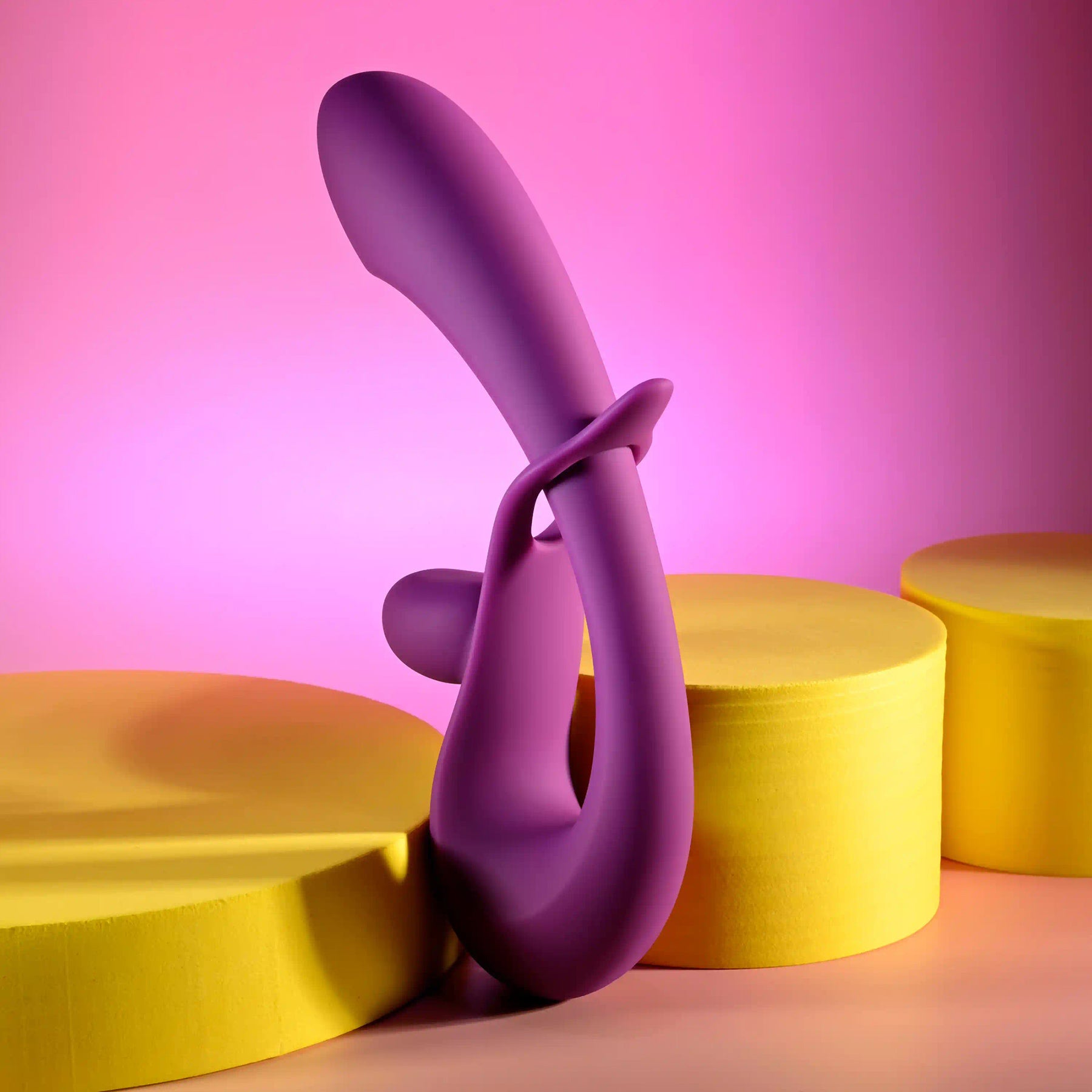 Playboy Pleasure Cha Cha Slide Rechargeable Silicone Dual Stimulation Vibrator