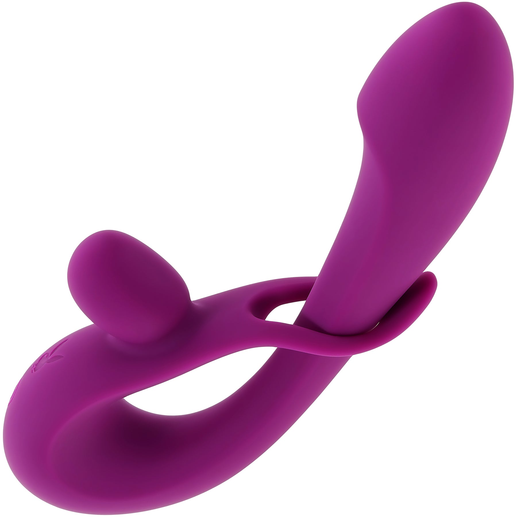 Playboy Pleasure Cha Cha Slide Rechargeable Silicone Dual Stimulation Vibrator