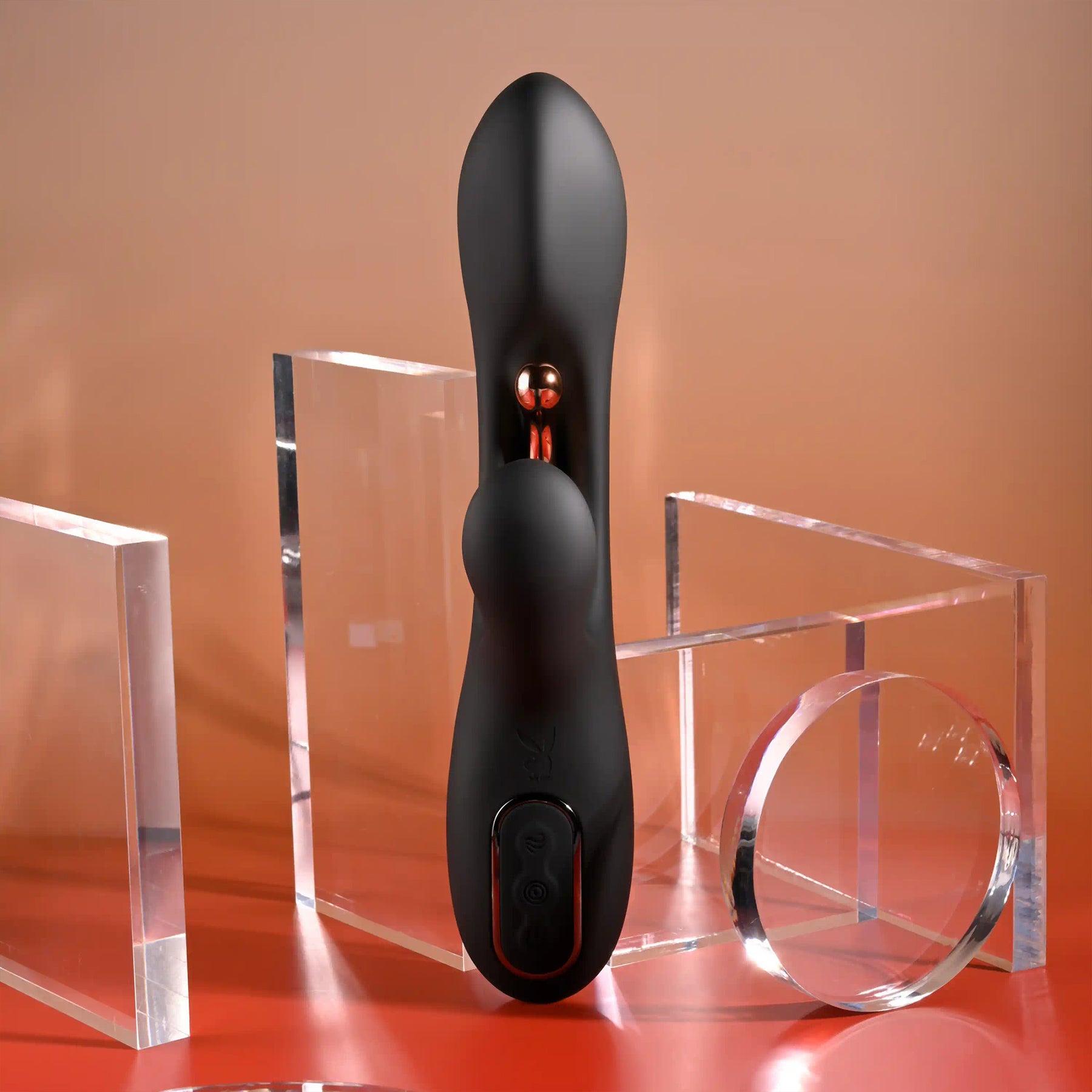 Playboy Pleasure Aureus Triple Motor Silicone Dual Stimulation Vibrator
