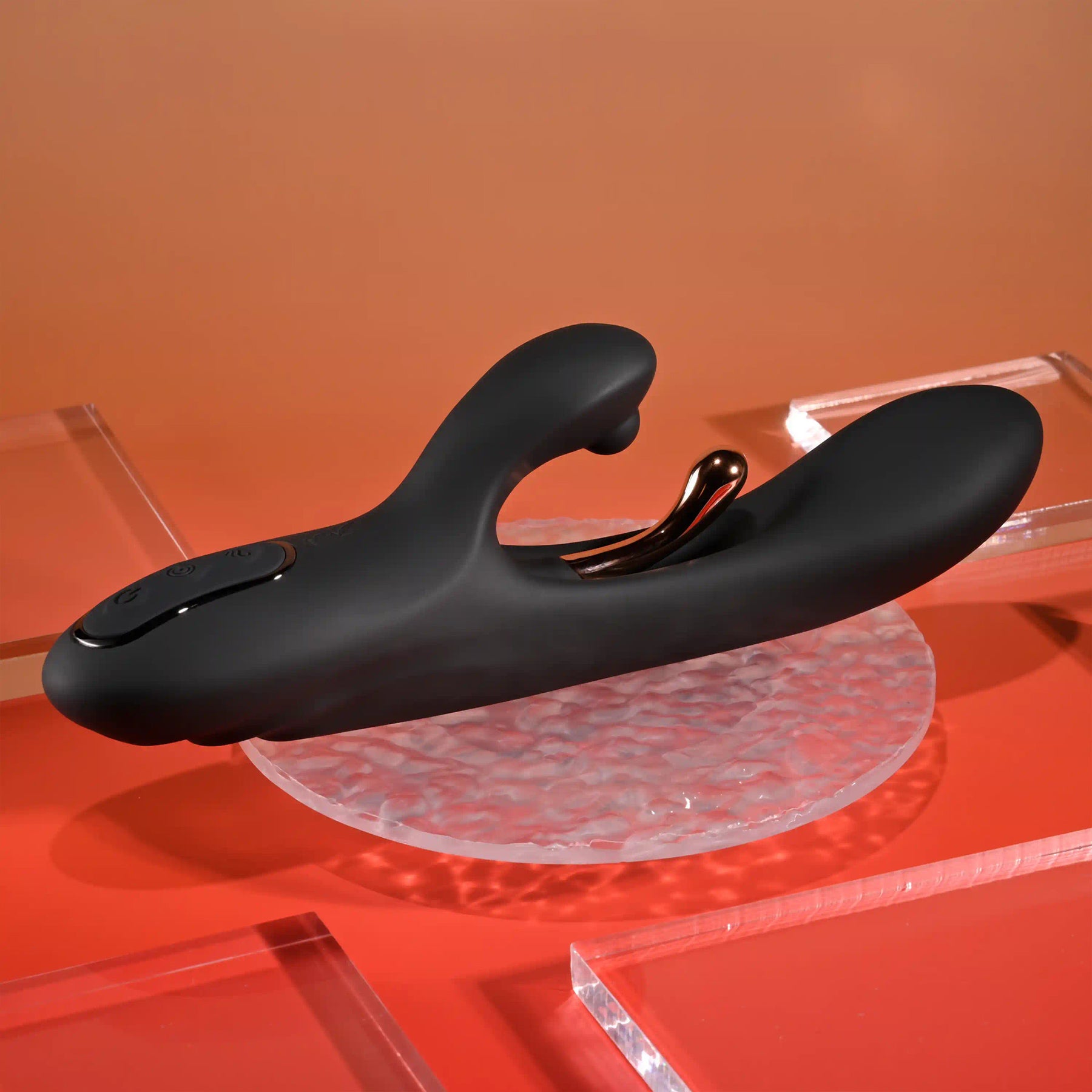 Playboy Pleasure Aureus Triple Motor Silicone Dual Stimulation Vibrator