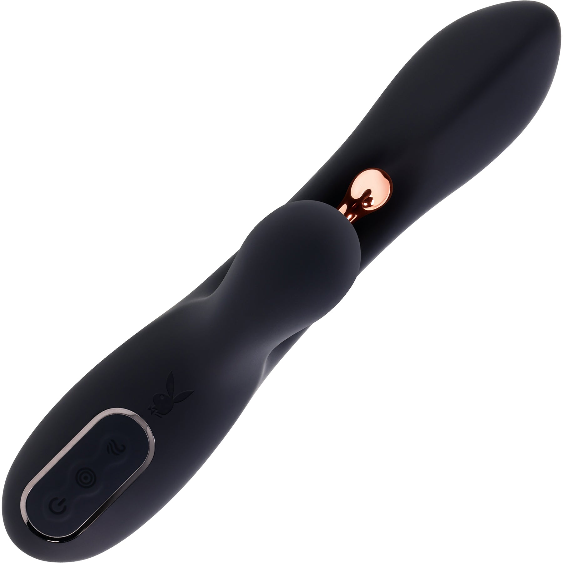 Playboy Pleasure Aureus Triple Motor Silicone Dual Stimulation Vibrator