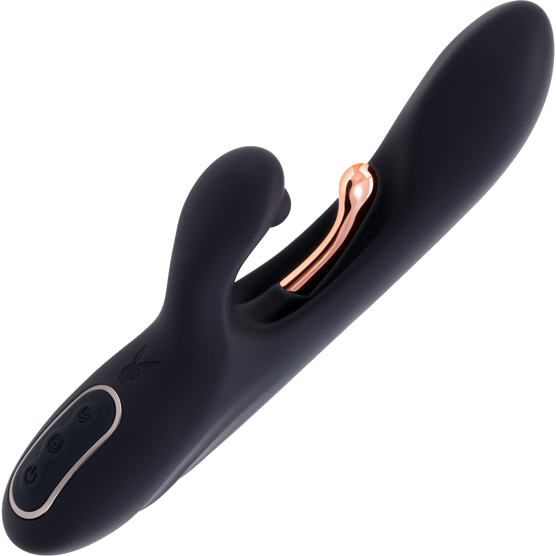 Playboy Pleasure Aureus Triple Motor Silicone Dual Stimulation Vibrator