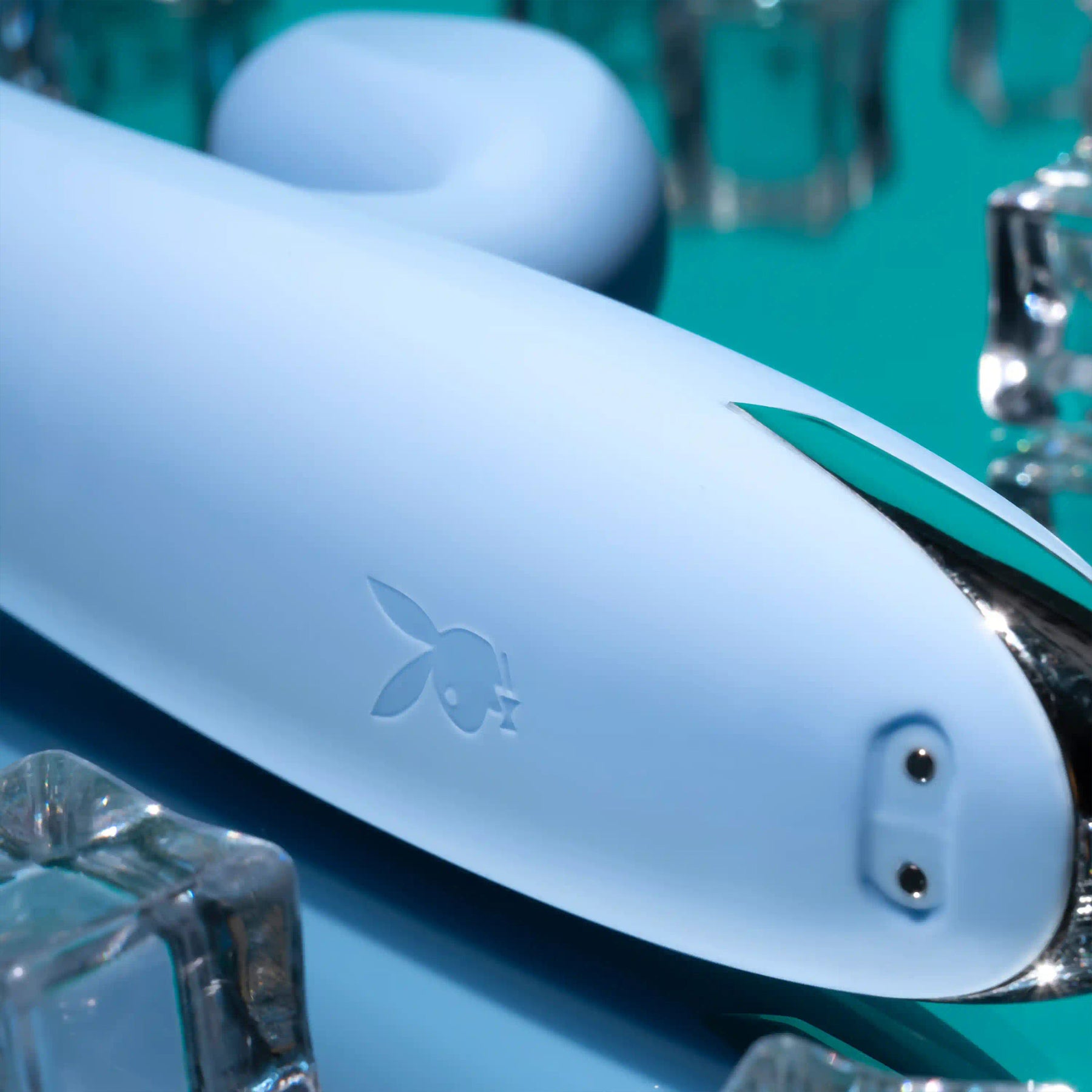 Playboy Pleasure Up And Away Thrusting Silicone Rabbit Vibrator