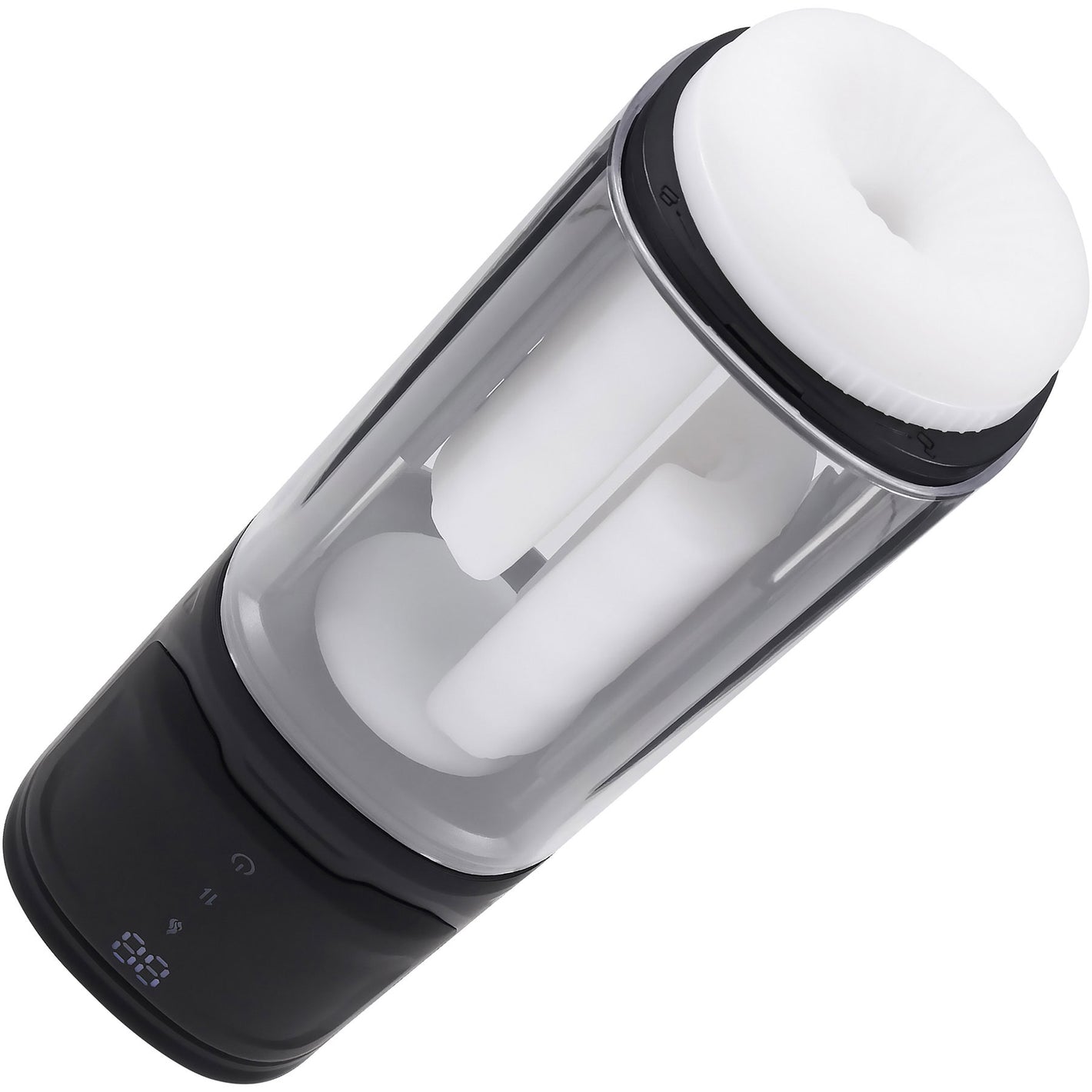 Playboy Pleasure Side Piece Slide Stroking, Vibrating & Warming Penis Masturbator