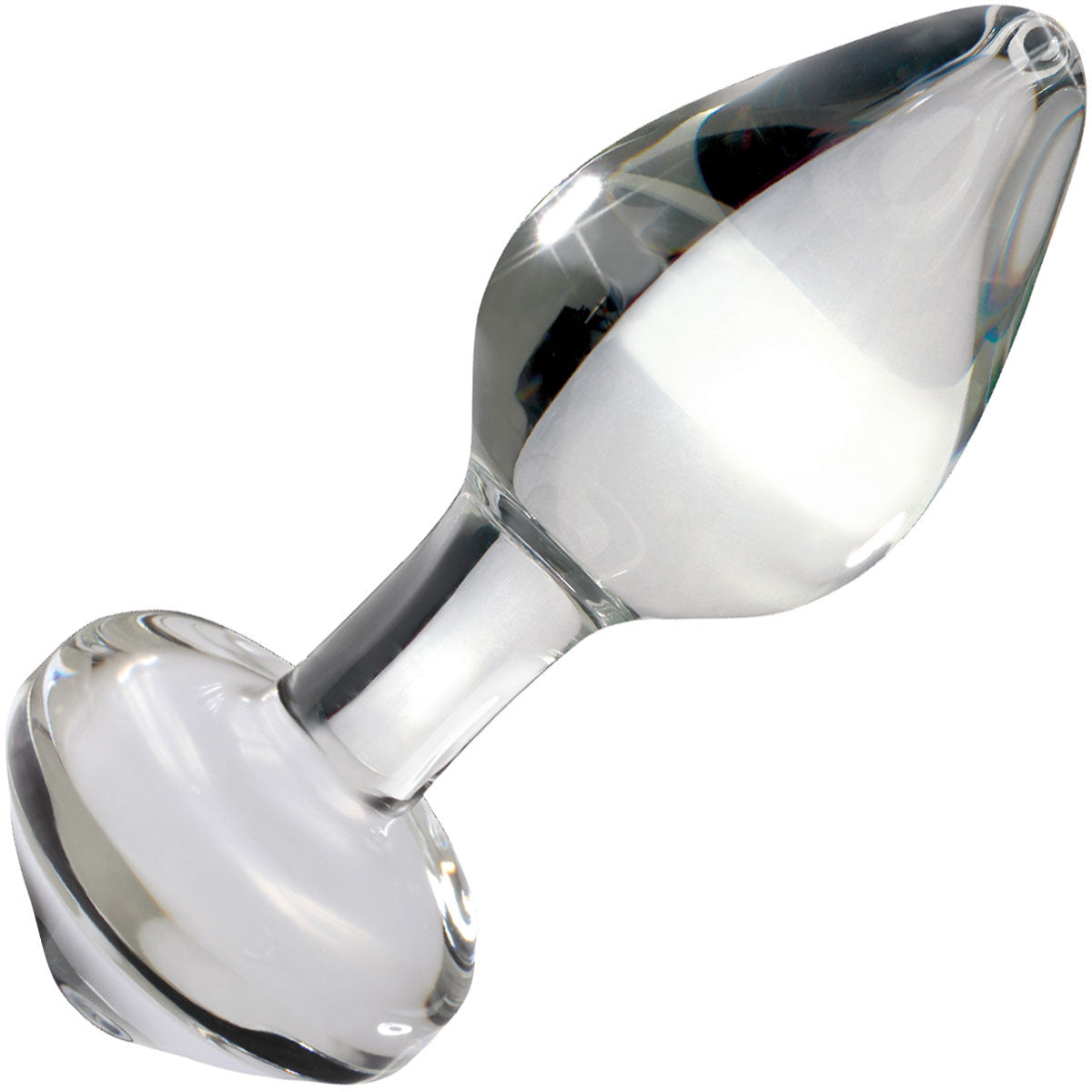 Icicles No. 44 Glass Butt Plug - Clear Icicles No. 44 Glass Butt Plug - Clear