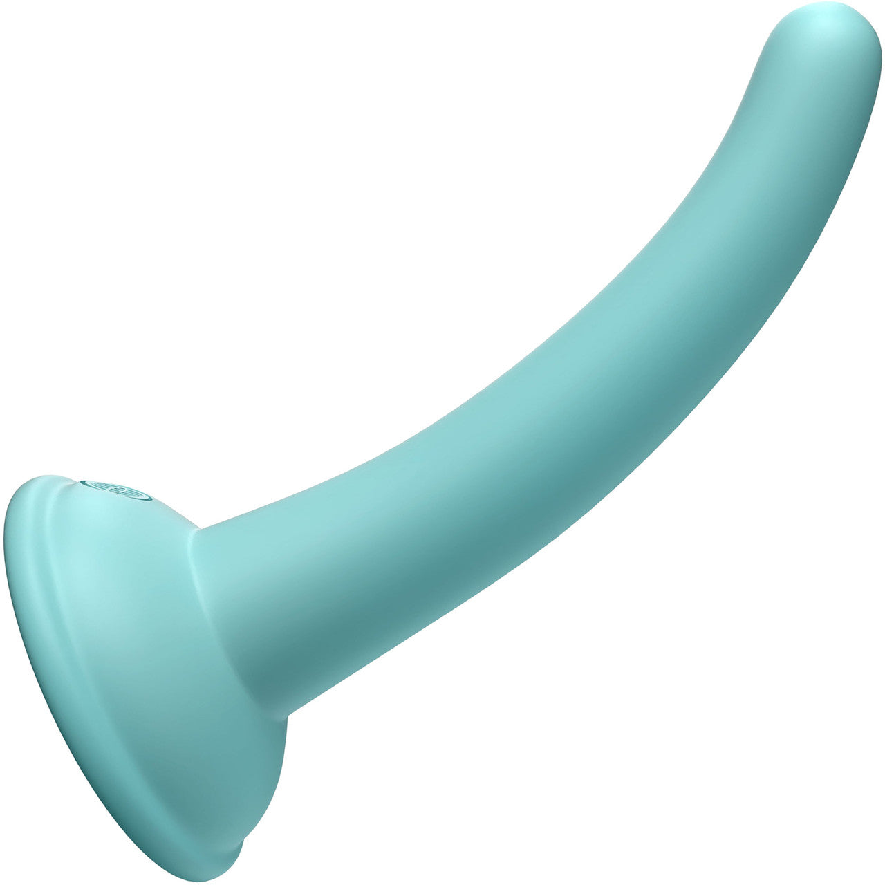 Dillio Platinum Curious Five Silicone 5" Suction Cup Dildo - Teal
