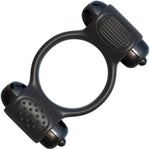 Fantasy C-Ringz Magic Touch Vibrating Couples Ring by Pipedream - Black