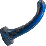 The Pegging Dildo Silicone Anal Toy By Uberrime - Blue & Gold