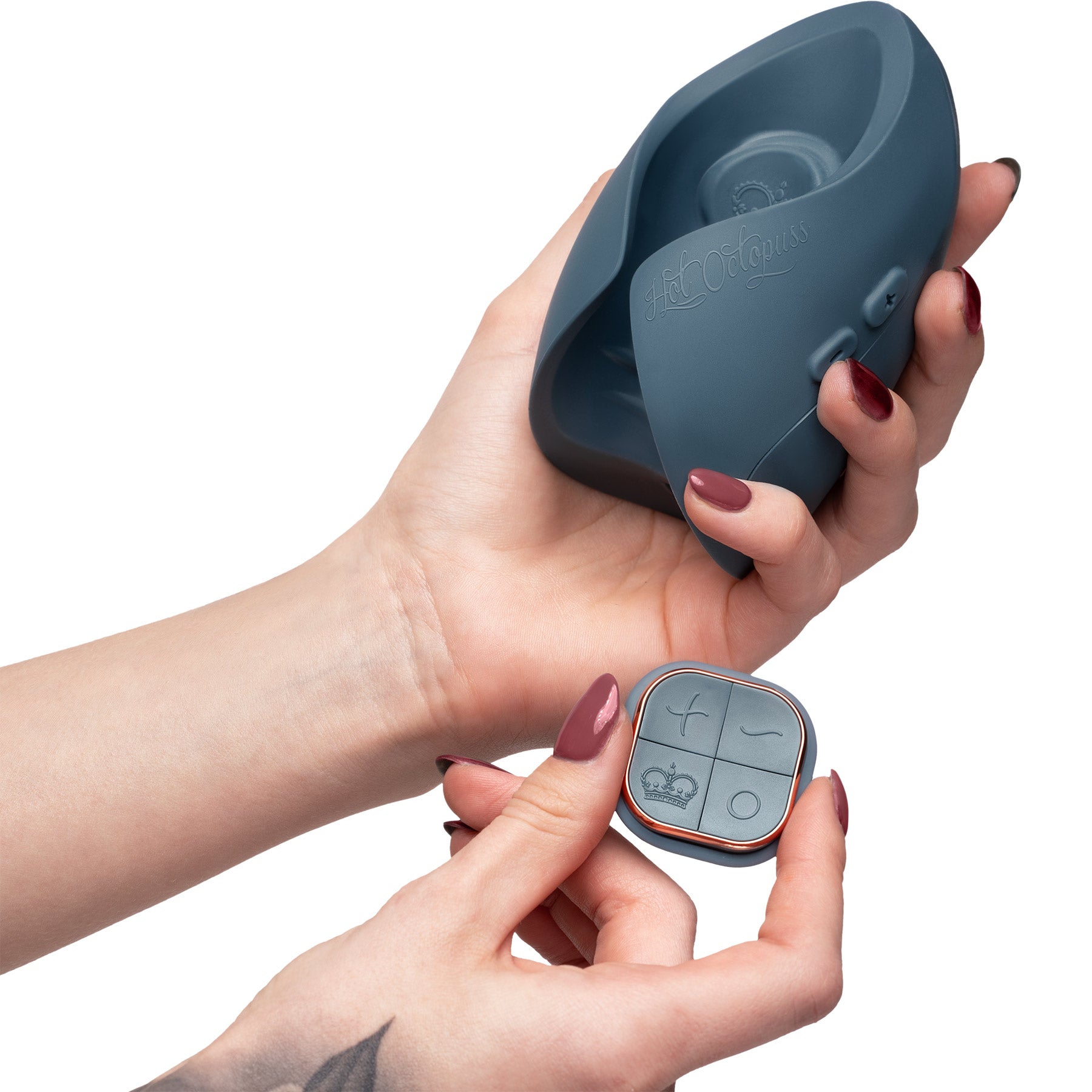 PULSE DUO Enhanced Vibrating Oscillating Couple's Toy With Remote By Hot Octopuss
