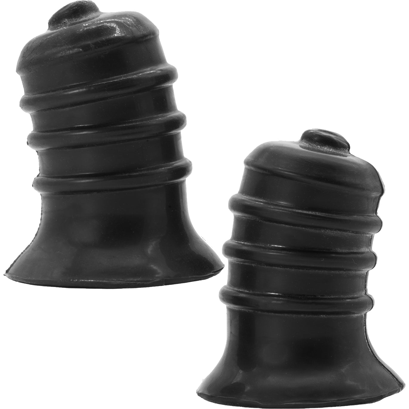 Oxballs RibNips Curved Wide Based Nip Suckers - Night Edition