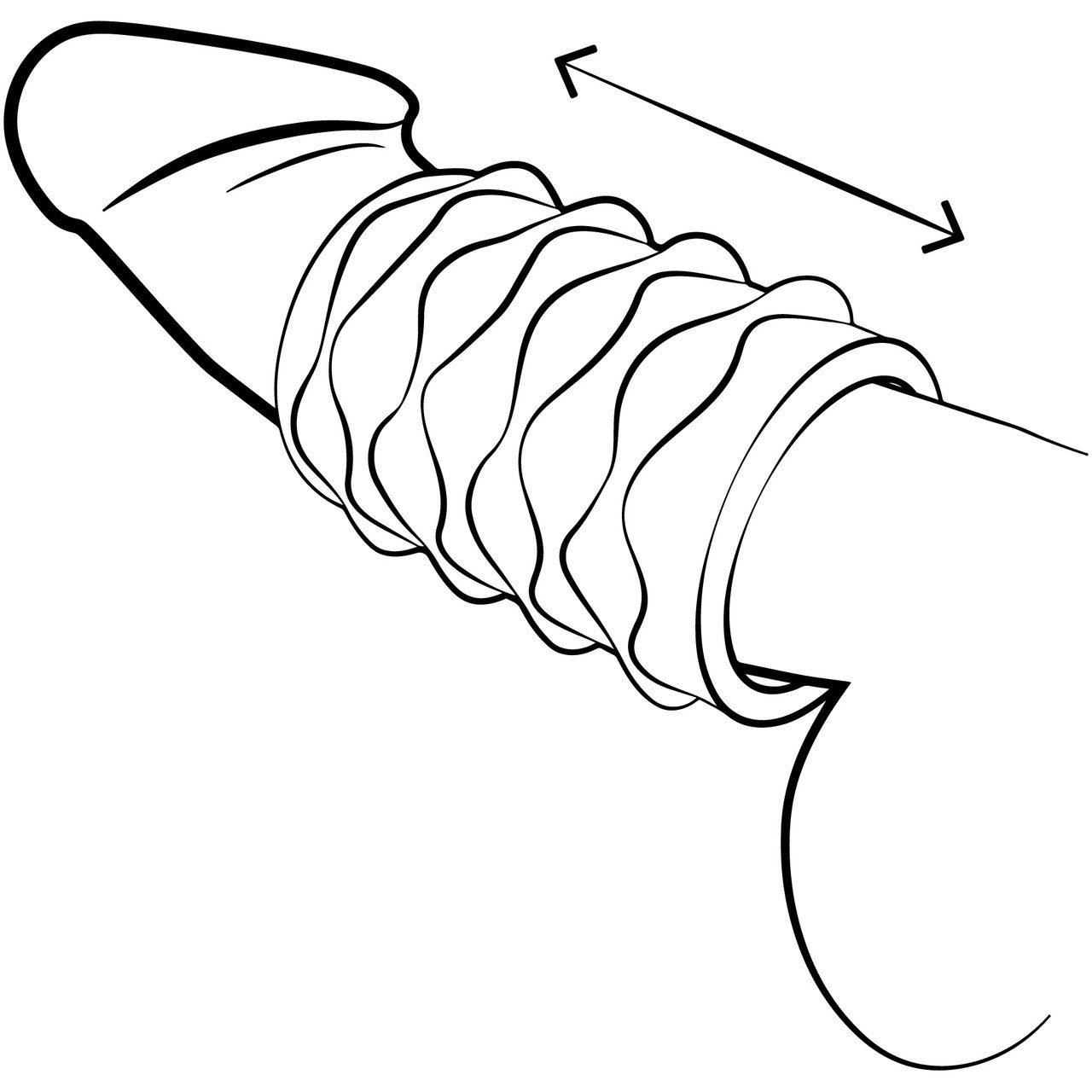 ROMP Mosh Blowjob Reversible Penis Stroker - Suggested use