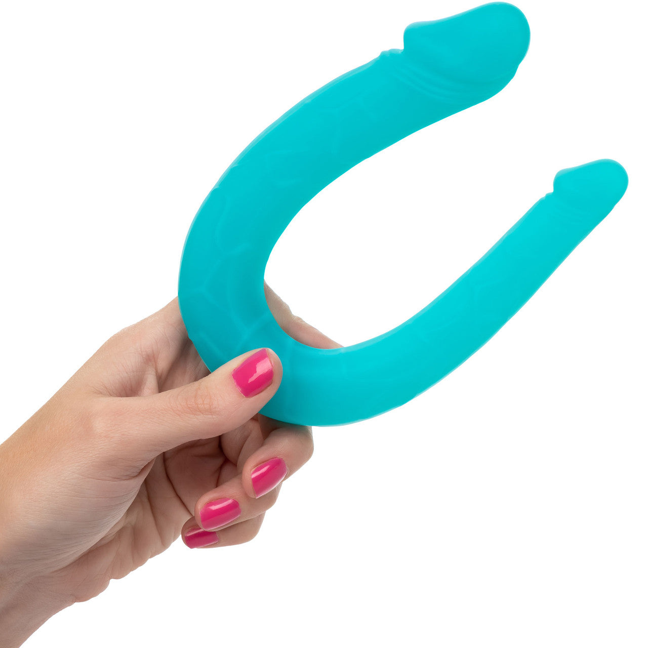 Silicone AC/DC Double Dong by CalExotics - Teal