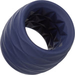 Viceroy Reverse Endurance Ring Ultra-Soft Silicone Cock Ring By CalExotics - Blue