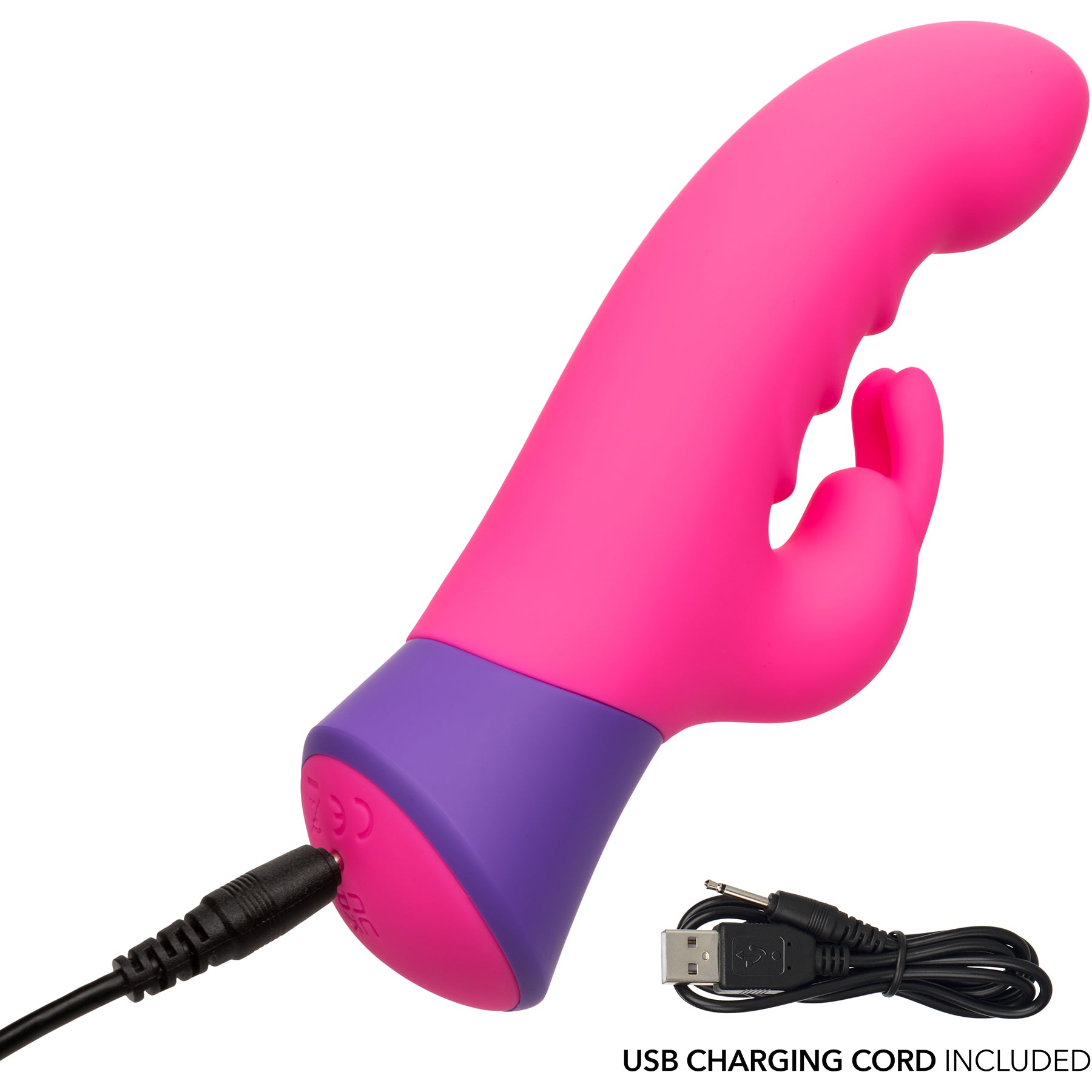 Rave Bunny Rechargeable Waterproof Silicone Dual Stimulation Vibrator