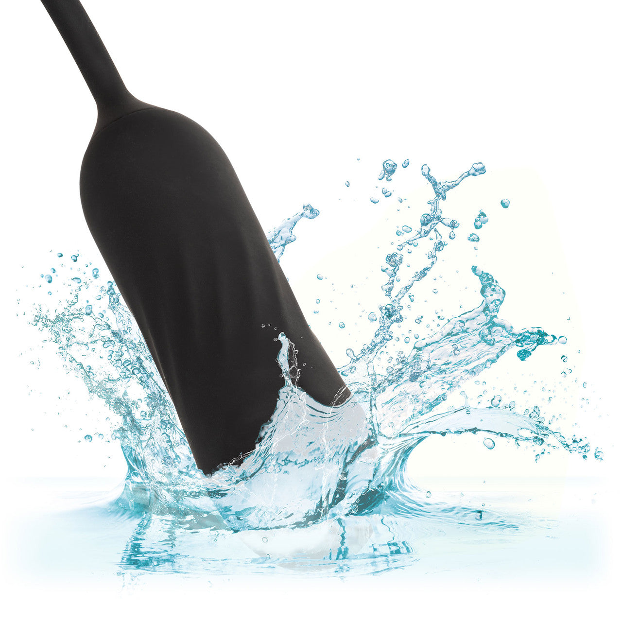 French Kiss Elite Lover Silicone Rotating Bullet Vibrator & Flickering Tongue Clitoral Stimulator By CalExotics - Black